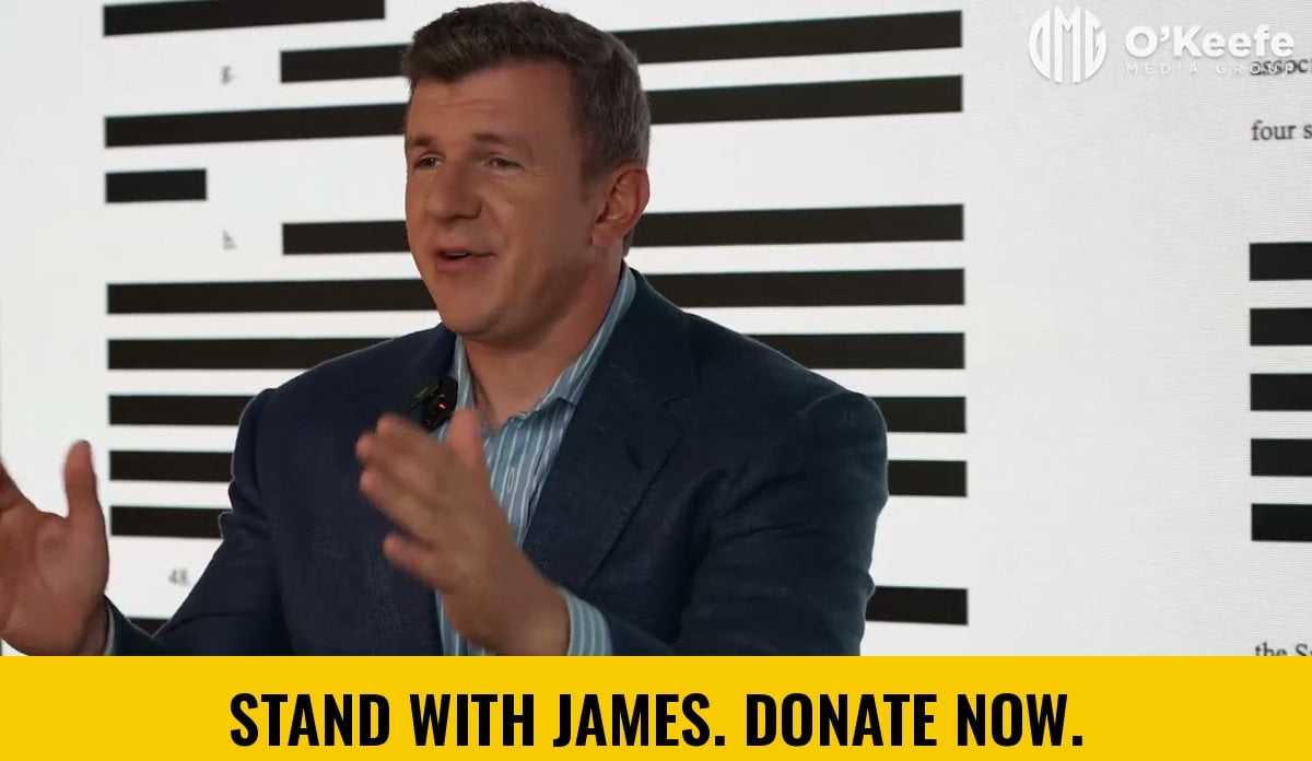 James O'Keefe on the FBI affidavit. Stand with James. Donate now.
